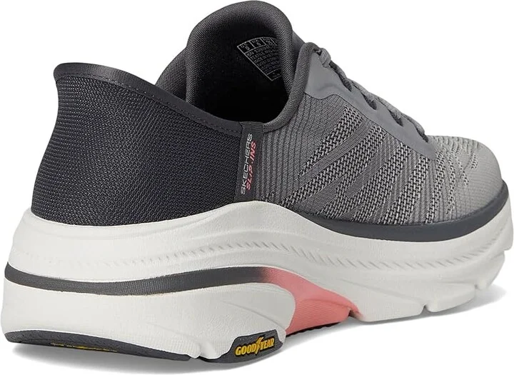 SKECHERS Max Cushioning Arch Fit 2.0 Adelphi Hands Free Slip-Ins Women's Shoes Gray/Coral : 9 B - Medium - Image 4