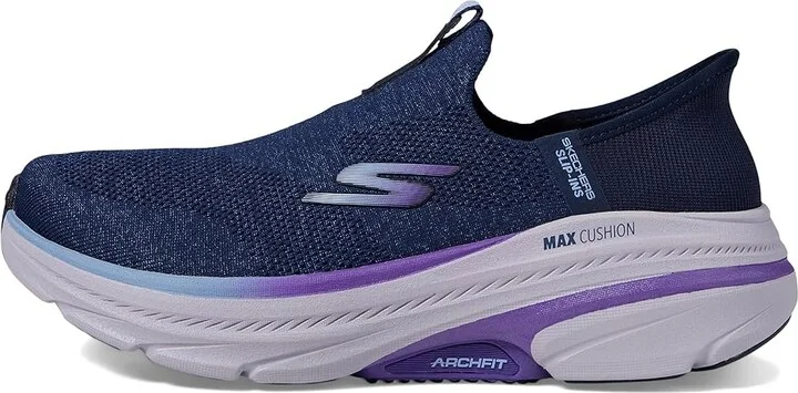 SKECHERS Max Cushioning Arch Fit 2.0 Cambridge Hands Free Slip-Ins Women's Shoes Navy/Purple : 5.5 B - Medium - Image 6