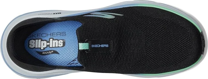 SKECHERS Max Cushioning Arch Fit 2.0 Cambridge Hands Free Slip-Ins Women's Shoes Navy/Purple : 5.5 B - Medium - Image 7