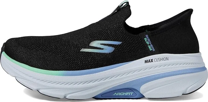 SKECHERS Max Cushioning Arch Fit 2.0 Cambridge Hands Free Slip-Ins Women's Shoes Navy/Purple : 5.5 B - Medium - Image 11