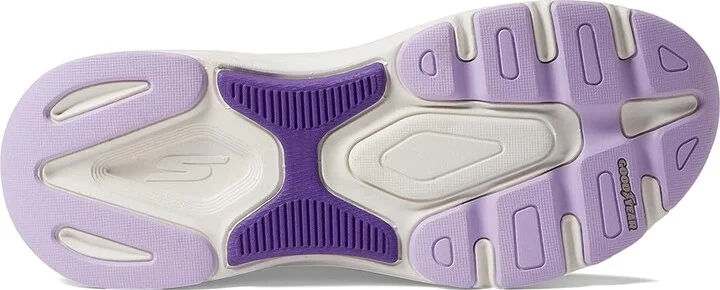 SKECHERS Max Cushioning Arch Fit Fluidity Hands Free Slip-Ins Women's Shoes Black/Purple : 5 B - Medium, Textile - Image 3