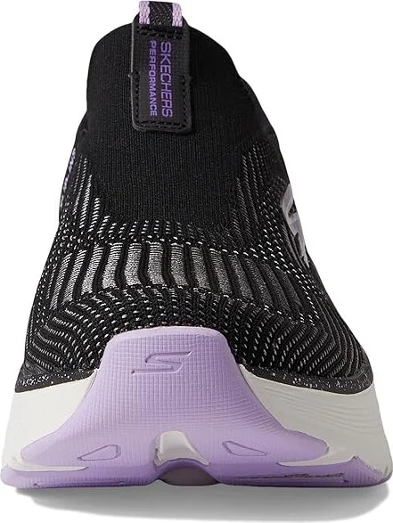 SKECHERS Max Cushioning Arch Fit Fluidity Hands Free Slip-Ins Women's Shoes Black/Purple : 5 B - Medium, Textile - Image 5