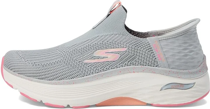 SKECHERS Max Cushioning Arch Fit Fluidity Hands Free Slip-Ins Women's Shoes Gray/Pink : 6.5 B - Medium, Textile - Image 6