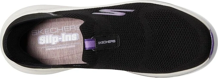 SKECHERS Max Cushioning Elite 2.0 Eternal Hands Free Slip-Ins Women's Shoes Black/Purple : 8 B - Medium - Image 2