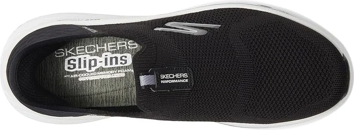 SKECHERS Max Cushioning Elite 2.0 Eternal Hands Free Slip-Ins Women's Shoes Black/White : 5 B - Medium - Image 2