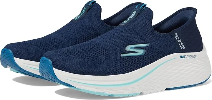 SKECHERS Max Cushioning Elite 2.0 Eternal Hands Free Slip-Ins Women's Shoes Navy/Blue : 6 B - Medium