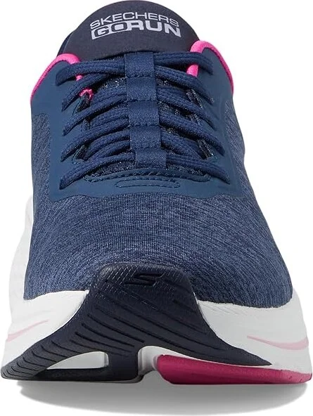 SKECHERS Max Cushioning Elite 2.0 Prevail Hands Free Slip-Ins Women's Shoes Navy/Pink : 5 B - Medium, Textile - Image 3