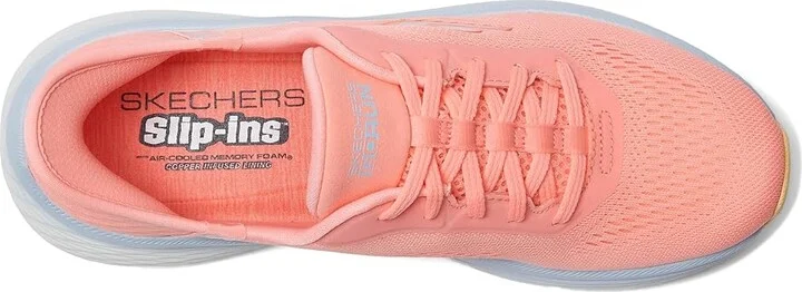 SKECHERS Max Cushioning Elite 2.0 Solace Hands Free Slip-Ins Women's Shoes Pink/Blue : 9.5 B - Medium, Textile - Image 2