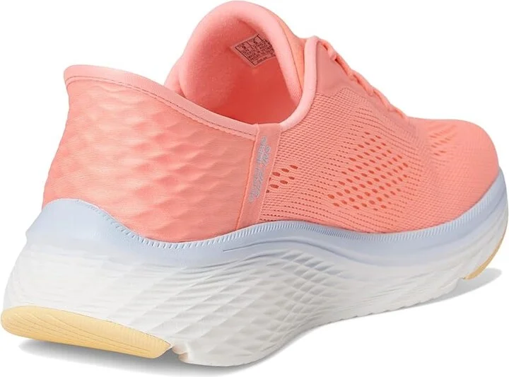 SKECHERS Max Cushioning Elite 2.0 Solace Hands Free Slip-Ins Women's Shoes Pink/Blue : 9.5 B - Medium, Textile - Image 4