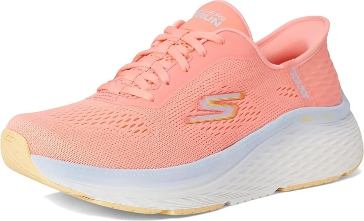 SKECHERS Max Cushioning Elite 2.0 Solace Hands Free Slip-Ins Women's Shoes Pink/Blue : 9.5 B - Medium, Textile - Image 5