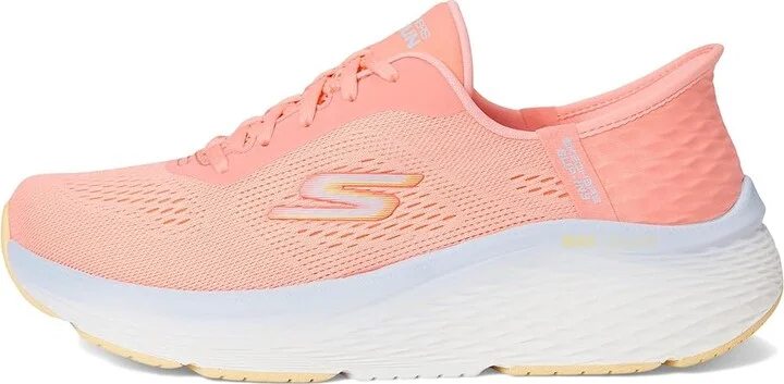SKECHERS Max Cushioning Elite 2.0 Solace Hands Free Slip-Ins Women's Shoes Pink/Blue : 9.5 B - Medium, Textile - Image 6