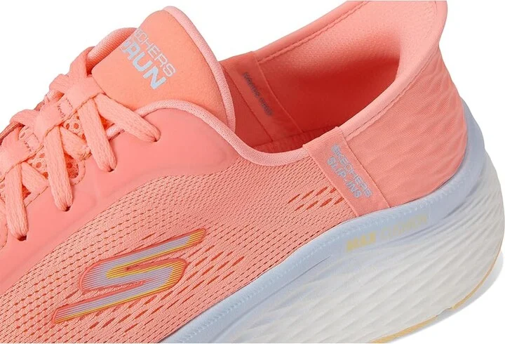 SKECHERS Max Cushioning Elite 2.0 Solace Hands Free Slip-Ins Women's Shoes Pink/Blue : 9.5 B - Medium, Textile - Image 7