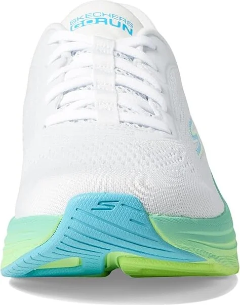 SKECHERS Max Cushioning Elite 2.0 Solace Hands Free Slip-Ins Women's Shoes White/Blue : 7.5 B - Medium, Textile - Image 3
