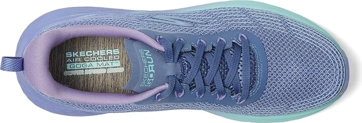 SKECHERS Max Cushioning Elite 2.0 Speed Play Women's Shoes Blue/Lavender : 5 B - Medium, Textile - Image 2