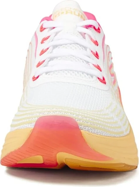 SKECHERS Max Cushioning Elite 2.0 Speed Play Women's Shoes White/Pink : 5 B - Medium, Textile - Image 3