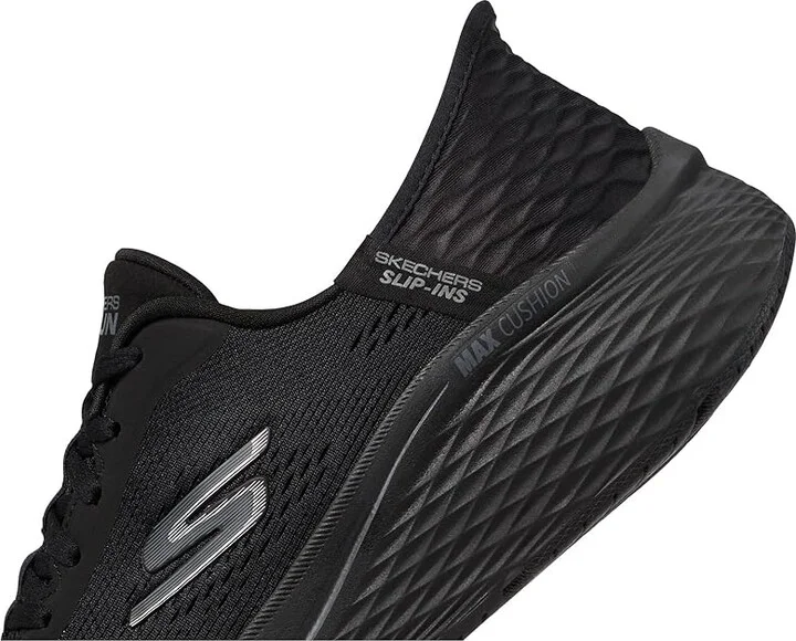 SKECHERS Max Cushioning Elite 2.0 Vanish Hands Free Slip-Ins Women's Shoes Black : 5 B - Medium, Synthetic - Image 4