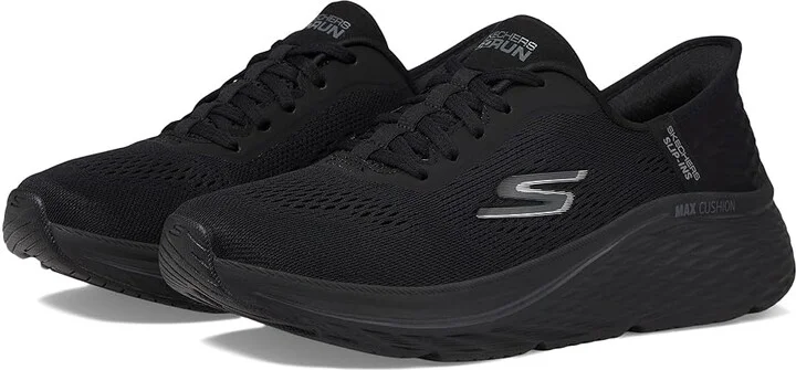 SKECHERS Max Cushioning Elite 2.0 Vanish Hands Free Slip-Ins Women's Shoes Black : 5 B - Medium, Synthetic