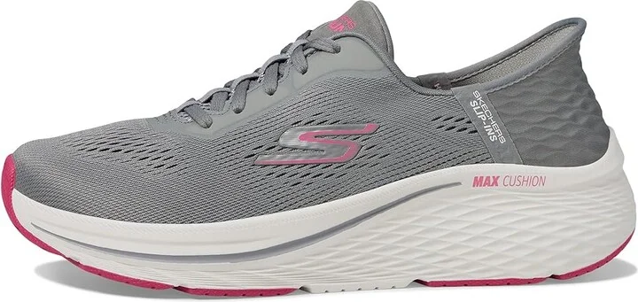 SKECHERS Max Cushioning Elite 2.0 Vanish Hands Free Slip-Ins Women's Shoes Charcoal/Pink : 6.5 B - Medium, Synthetic - Image 5