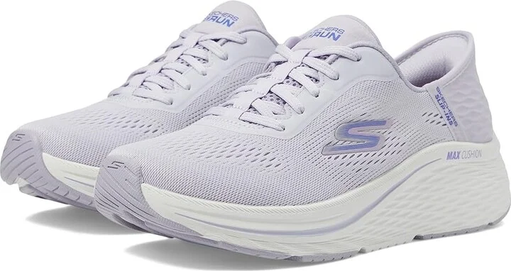 SKECHERS Max Cushioning Elite 2.0 Vanish Hands Free Slip-Ins Women's Shoes Lavender : 5.5 B - Medium, Synthetic