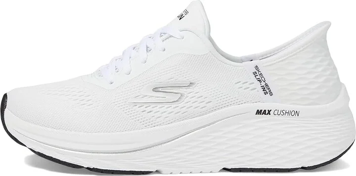 SKECHERS Max Cushioning Elite 2.0 Vanish Hands Free Slip-Ins Women's Shoes White/Black : 11 B - Medium, Synthetic - Image 5