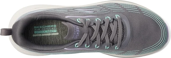 SKECHERS Max Cushioning Elite 2.0 Women's Shoes Charcoal/Lavender : 5 B - Medium, Textile - Image 2