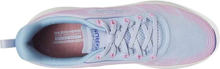 SKECHERS Max Cushioning Elite 2.0 Women's Shoes Light Blue/Pink : 7 B - Medium, Textile - Image 2
