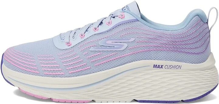 SKECHERS Max Cushioning Elite 2.0 Women's Shoes Light Blue/Pink : 7 B - Medium, Textile - Image 6