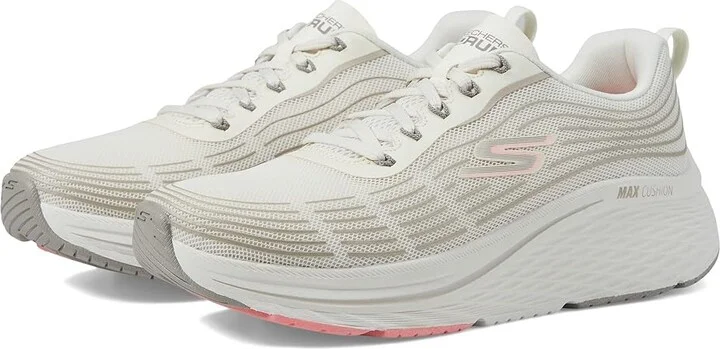 SKECHERS Max Cushioning Elite 2.0 Women's Shoes Natural/Pink : 5.5 B - Medium, Textile