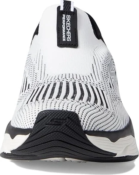 SKECHERS Max Cushioning Elite Advantageous Hands Free Slip-Ins Men's Shoes White/Black : 7 D - Medium, Synthetic/Textile - Image 5