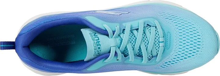 SKECHERS Max Cushioning Elite Mesh Lace-Up Women's Running Shoes Blue/Light Blue : 6 B - Medium, Textile - Image 2
