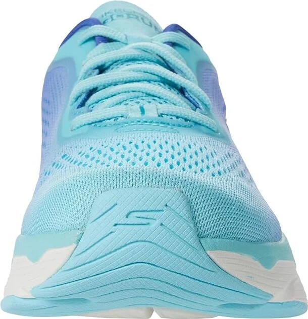 SKECHERS Max Cushioning Elite Mesh Lace-Up Women's Running Shoes Blue/Light Blue : 6 B - Medium, Textile - Image 5