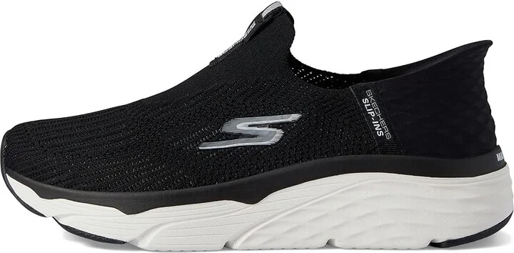 SKECHERS Max Cushioning Elite Smooth Transition Hands Free Slip-Ins Women's Shoes Black/White : 5 B - Medium, Synthetic/Textile - Image 6