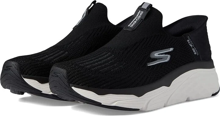 SKECHERS Max Cushioning Elite Smooth Transition Hands Free Slip-Ins Women's Shoes Black/White : 5 B - Medium, Synthetic/Textile