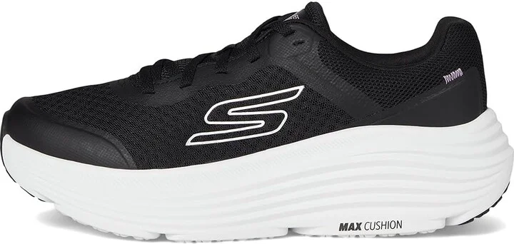 SKECHERS Max Cushioning Endeavour Canova Women's Shoes Black/White : 6.5 B - Medium, Textile - Image 6