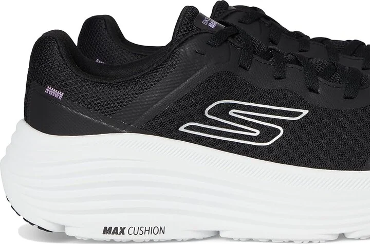 SKECHERS Max Cushioning Endeavour Canova Women's Shoes Black/White : 6.5 B - Medium, Textile - Image 7