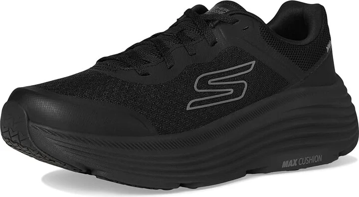 SKECHERS Max Cushioning Endeavour Canova Women's Shoes Black/White : 6.5 B - Medium, Textile - Image 11