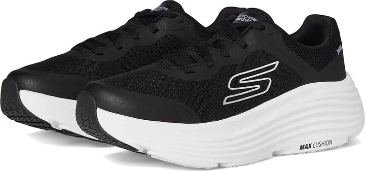 SKECHERS Max Cushioning Endeavour Canova Women's Shoes Black/White : 6.5 B - Medium, Textile