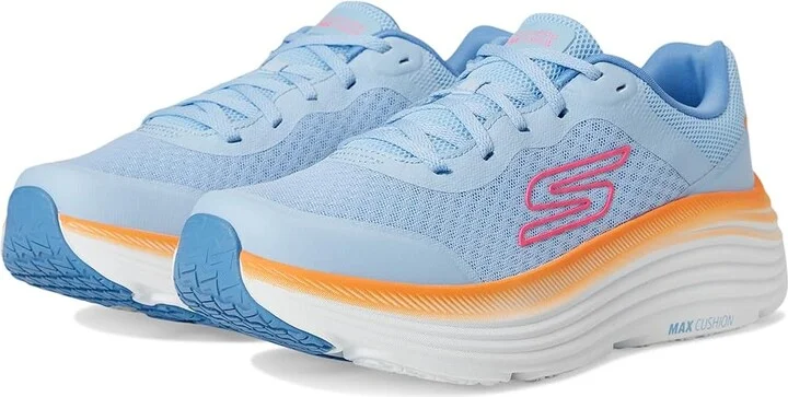 SKECHERS Max Cushioning Endeavour Canova Women's Shoes Blue/Orange : 5 B - Medium, Textile