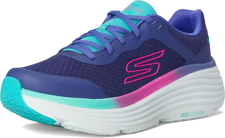 SKECHERS Max Cushioning Endeavour Canova Women's Shoes Purple/Turquoise : 5.5 B - Medium, Textile - Image 5