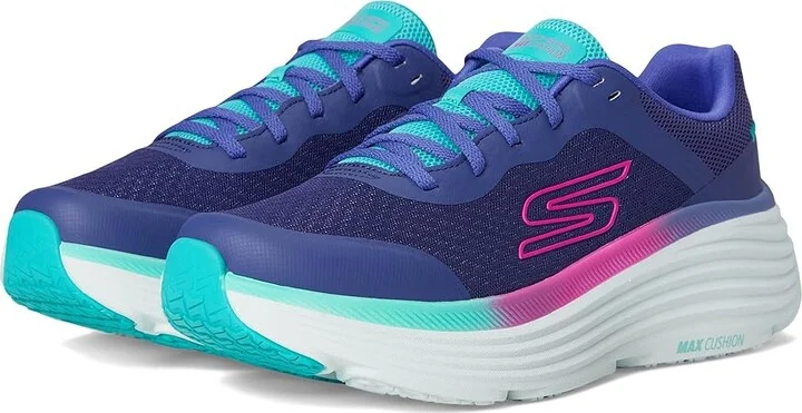 SKECHERS Max Cushioning Endeavour Canova Women's Shoes Purple/Turquoise : 5.5 B - Medium, Textile
