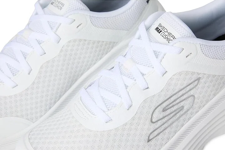 SKECHERS Max Cushioning Endeavour Canova Women's Shoes White/Black : 5.5 B - Medium, Textile - Image 7