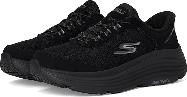 SKECHERS Max Cushioning Endeavour Cardova Hands Free Slip-Ins Women's Shoes Black : 5 B - Medium