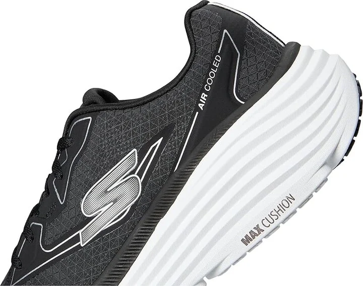 SKECHERS Max Cushioning Endeavour Galloway Women's Shoes Black/Silver : 9 B - Medium, Rubber/Textile - Image 7