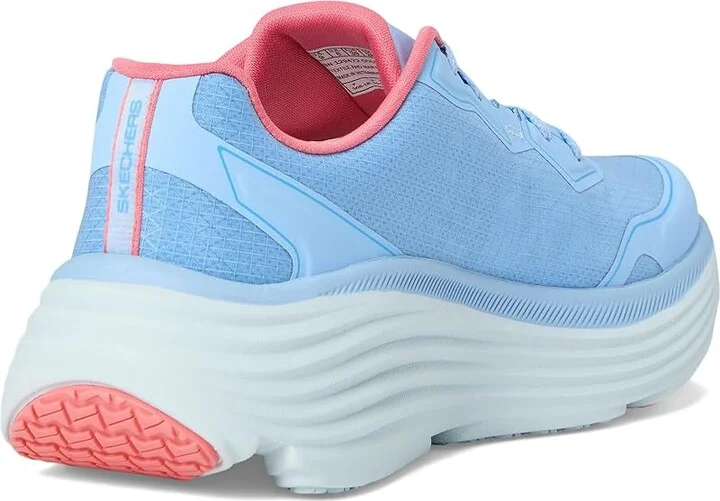 SKECHERS Max Cushioning Endeavour Galloway Women's Shoes Blue/Coral : 8 B - Medium, Rubber/Textile - Image 4