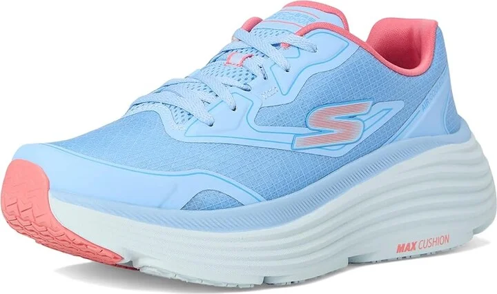 SKECHERS Max Cushioning Endeavour Galloway Women's Shoes Blue/Coral : 8 B - Medium, Rubber/Textile - Image 5