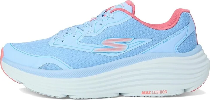 SKECHERS Max Cushioning Endeavour Galloway Women's Shoes Blue/Coral : 8 B - Medium, Rubber/Textile - Image 6