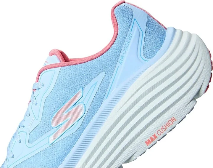 SKECHERS Max Cushioning Endeavour Galloway Women's Shoes Blue/Coral : 8 B - Medium, Rubber/Textile - Image 7