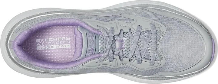 SKECHERS Max Cushioning Endeavour Galloway Women's Shoes Gray/Lavender : 5 B - Medium, Rubber/Textile - Image 2