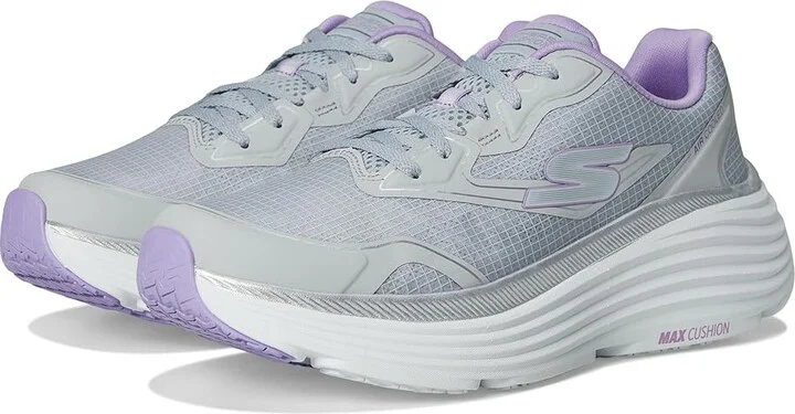 SKECHERS Max Cushioning Endeavour Galloway Women's Shoes Gray/Lavender : 5 B - Medium, Rubber/Textile