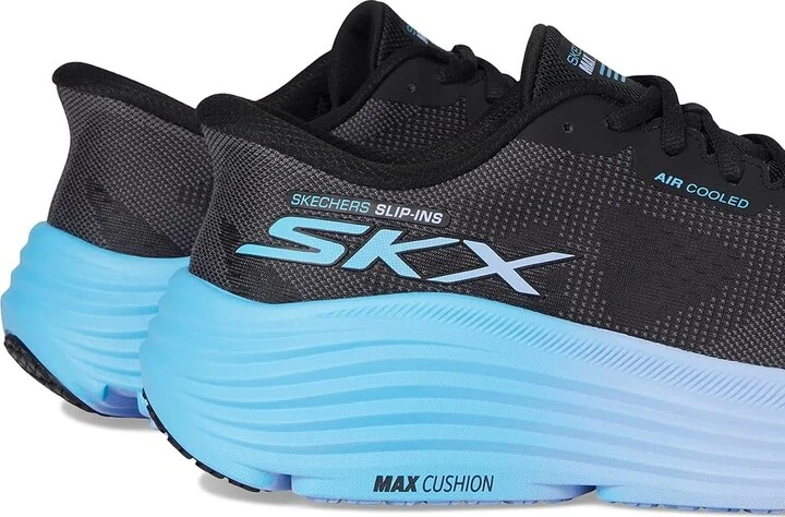 SKECHERS Max Cushioning Endeavour Hallandale Hands Free Slip-Ins Women's Shoes Black/Blue : 6 D - Wide - Image 7